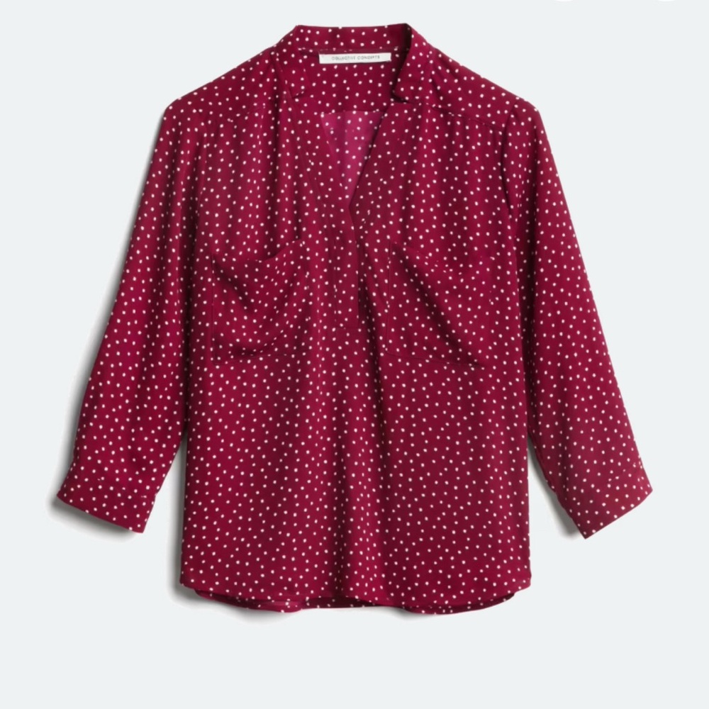 Collective Concepts Front Pocket Blouse